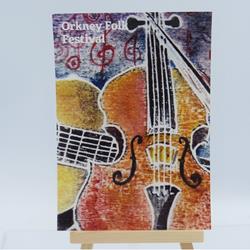 ORKNEY FOLK FESTIVAL POSTCARD