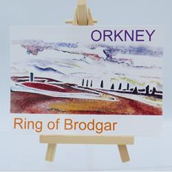 RING OF BRODGAR ,ORKNEY POSTCARD